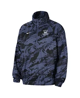 Men's Nike Navy North Carolina Tar Heels Anorak Half-Zip Jacket