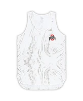 Women's Profile Cream Ohio State Buckeyes Plus Marble Tank and Short Set