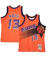 Men's Mitchell & Ness Steve Nash Orange Phoenix Suns 1996-97 Hardwood Classics Reload 2.0 Swingman Jersey