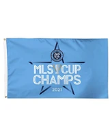 Wincraft New York City Fc 2021 Mls Cup Champions Locker Room 3' x 5' Deluxe One-Sided Flag