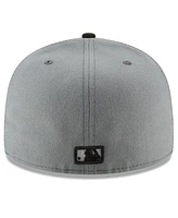 Men's New Era Gray, Black Boston Red Sox Two-Tone 59FIFTY Fitted Hat