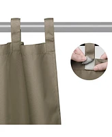 Yescom 54"x108" Outdoor Privacy Curtain Panel Tab Top UV30+ Patio Lanai Pergola Piece