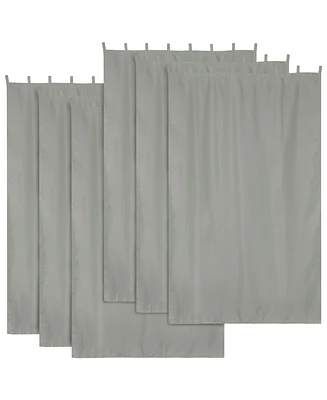 Yescom 54"x96" Outdoor Curtain Tab Top Drape UV30+ Pergola Porch Cabana Garden Pack