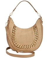 I.n.c. International Concepts Kolleene Chain Small Straw Crossbody, Created for Macy's