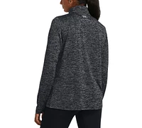 Under Armour Women's Twist Tech Quarter-Zip Logo Top