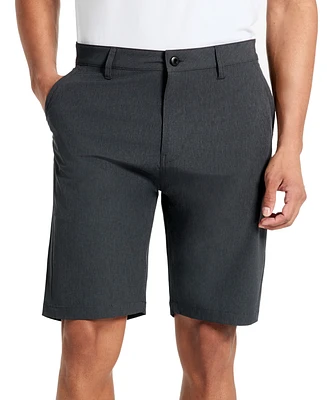 Kenneth Cole Men's Heathered Tech Performance 9" Shorts