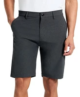 Kenneth Cole Men's Heathered Tech Performance 9" Shorts