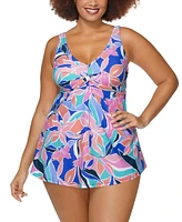 Raisins Curve Lucia V-Neck Swimdress