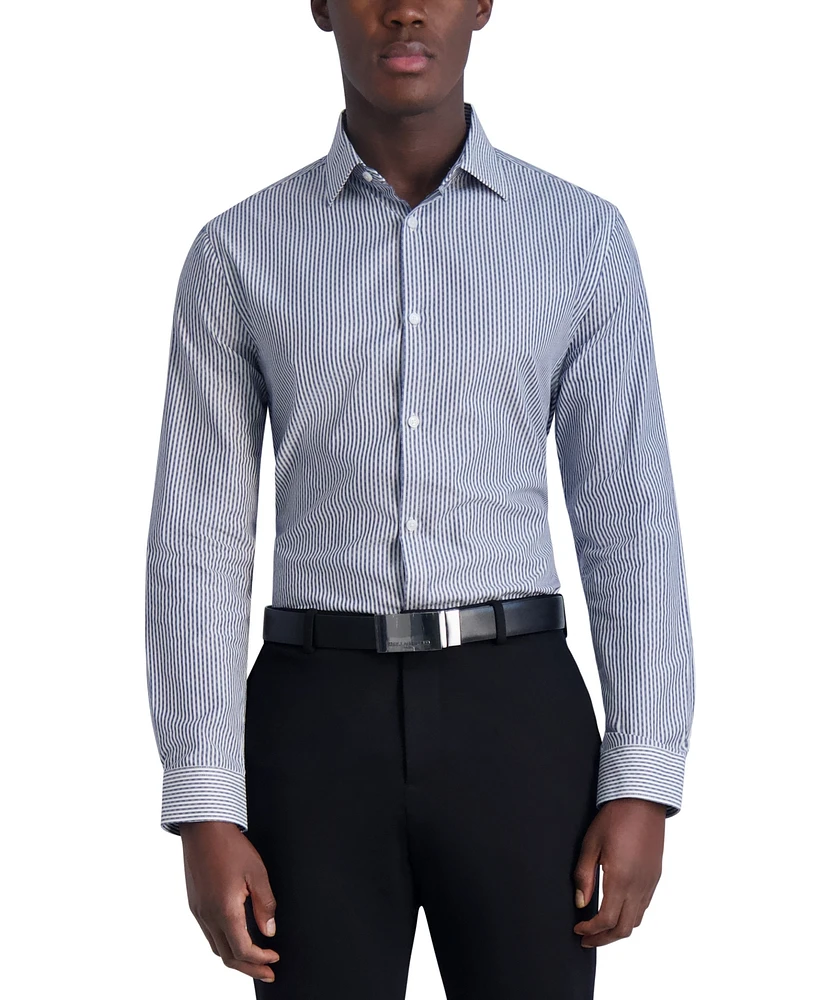 Karl Lagerfeld Paris Men's Slim-Fit Stripe Woven Shirt