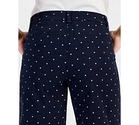 Tommy Hilfiger Women's Hollywood Mid Rise Dot Print Shorts