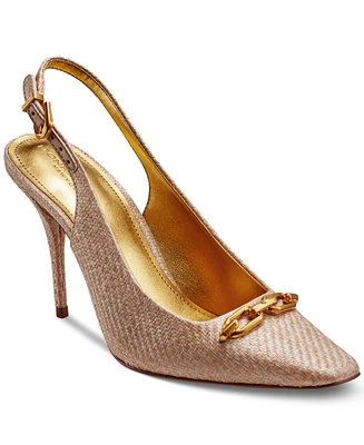 Donna Karan Women's Sadrina Chain Bit Slingback Pumps