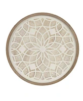 Streamdale Furniture Leah Round Two-Tone Medallion Wall Decor