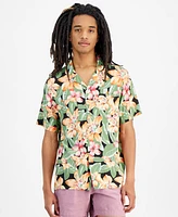 Levi's Men's Printed Relaxed Short-Sleeve Camp Shirt