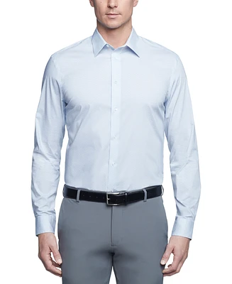 Calvin Klein Men's Steel+ Slim Fit Stretch Wrinkle Free Dress Shirt