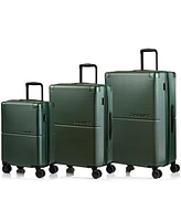 Champs 3-Piece Earth Hardside Luggage Set with Usb