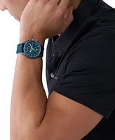 Michael Kors Men's Accelerator Chronograph Navy Nylon Watch 42mm