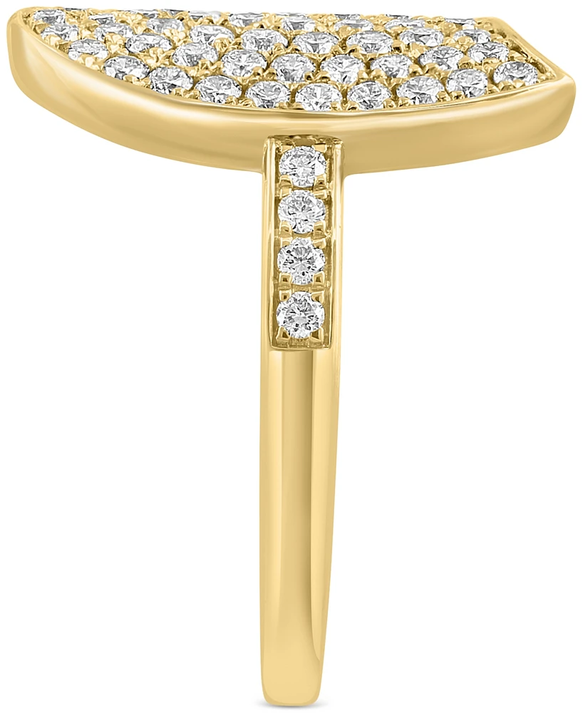 Effy Diamond Pave Heart Statement Ring (7/8 ct. t.w.) in 14k Gold