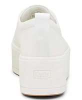 Keds Women's Skyler Canvas Lace-Up Platform Casual Sneakers from Finish Line