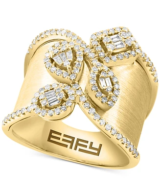 Effy Diamond Statement Band Ring (1/2 ct. t.w.) in 14k Gold