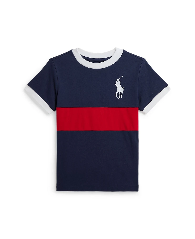 Polo Ralph Lauren Toddler and Little Boy Big Pony Heavyweight Cotton Jersey Tee