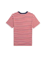 Polo Ralph Lauren Big Boy Sailing-Flag Striped Cotton Jersey Tee