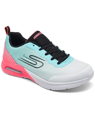 Skechers Big Girls Microspec Max Plus - Echo Speed Casual Sneakers from Finish Line