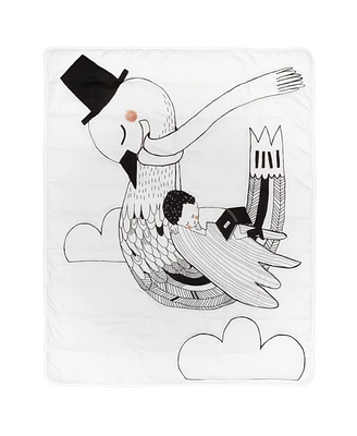 Swan Cotton Toddler Comforter