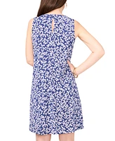 Msk Petite Floral-Print Shift Dress