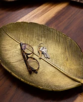Nearly Natural 16in. Gold Leaf Decorative Accent Tray