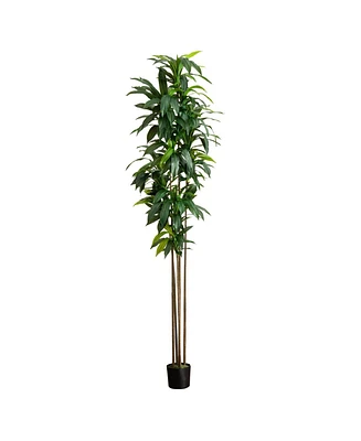 Nearly Natural 10ft. Artificial Dracaena Tree with Real Touch Leaves