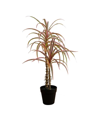 Nearly Natural 2ft. Artificial Dracaena Marginata Plant