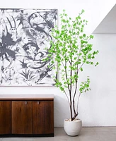 Nearly Natural 8ft. Artificial Minimalist Enkianthus Tree