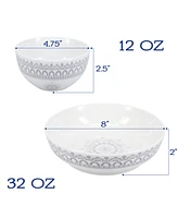 Bia Cordon Bleu Arabesque, 20-Piece Dinnerware Set, Service for 4