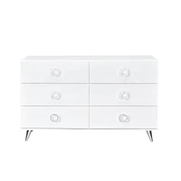 Streamdale Furniture Perse Dresser In White Finish