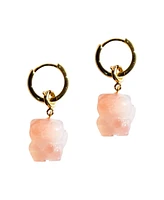 seree Kitty — Jade stone charm earrings