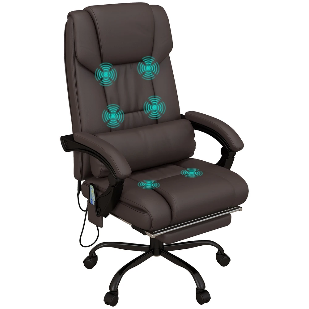 Simplie Fun Vinsetto High Back Vibration Massage Office Chair