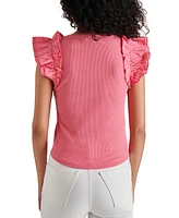 Steve Madden Women's Adela Ruffle-Trim Top