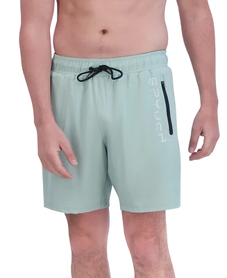 Spyder Men's Stretch 7" Swim Trunks with Compression Liner