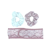Headbands of Hope Women s Microfiber Headband + Scrunchie Set - Snake Print