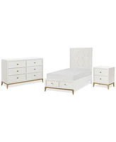 Chelsea 3-Pc. Bedroom Set (Full Storage Bed