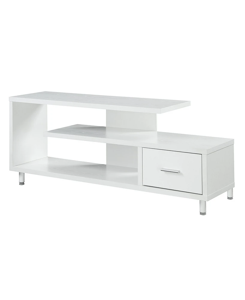 Convenience Concepts Seal Ii 1 Drawer Tv Stand with Shelves for TVs up to 65 Inches