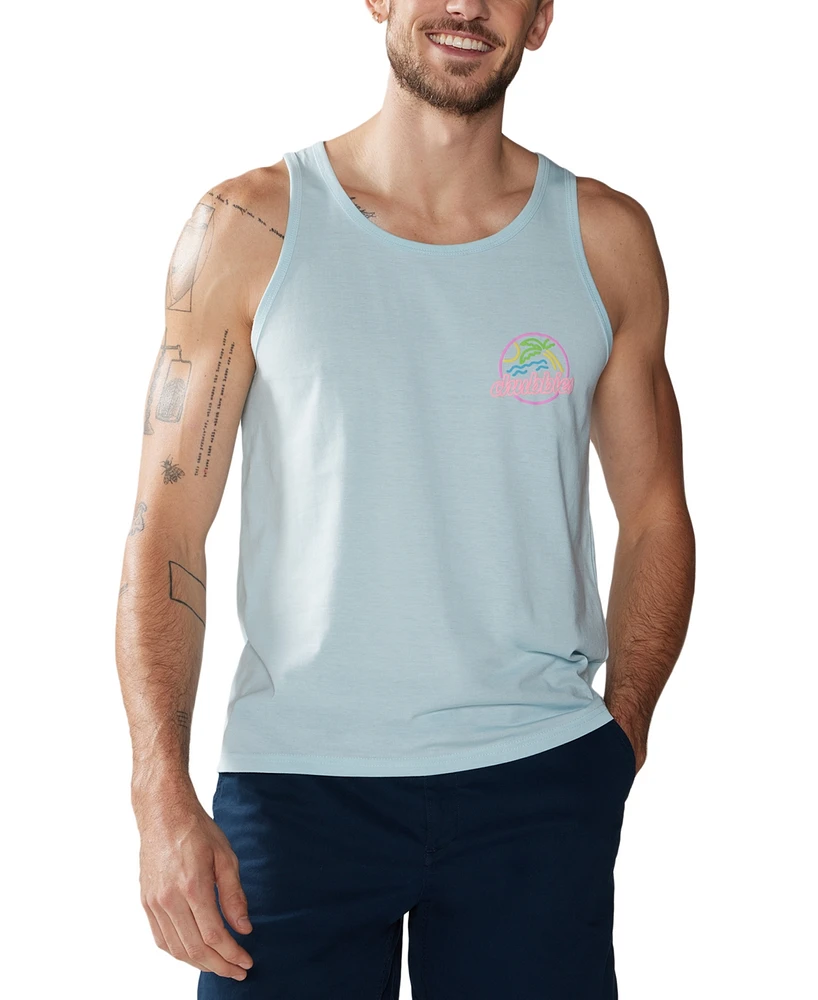 Chubbies Men's The Neon Dream Logo Graphic Tank