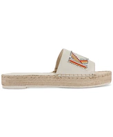 Karl Lagerfeld Paris Women's Caine Espadrille Slide Sandals