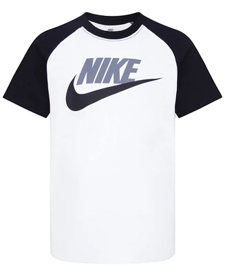 Nike Big Boys Sportswear Futura Raglan Short Sleeves T-shirt