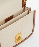 Mango Women's Flap Detail Crossbody Bag