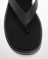Mango Women's Platform Strap Sandals