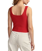 Lucky Brand Women's Rib-Knit Cropped Tank