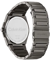 Calvin Klein Men's Meta-Minimal Grey Stainless Steel Watch 41mm
