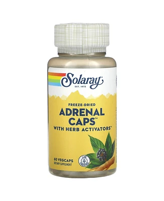 Solaray Freeze-Dried Adrenal Caps with Herb Activators - 60 VegCaps