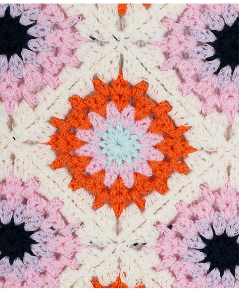 Rare Editions Baby Girl Crochet Romper